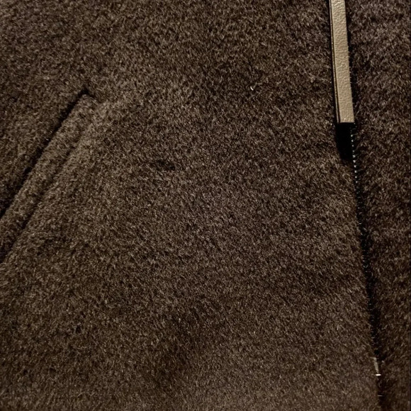 Marissa Minicucci Women's 68% Baby Alpaca Zip Fleece/Jacket Black Size 16 - Picture 6 of 6